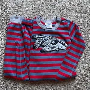 Hanna Anderson Boys Pajamas Star Wars 8 striped